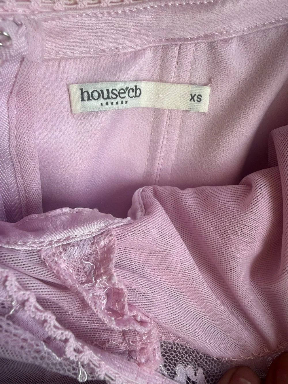 House of CB Nalini Cotton Candy Corset Maxi Dress - Picture 7 of 7